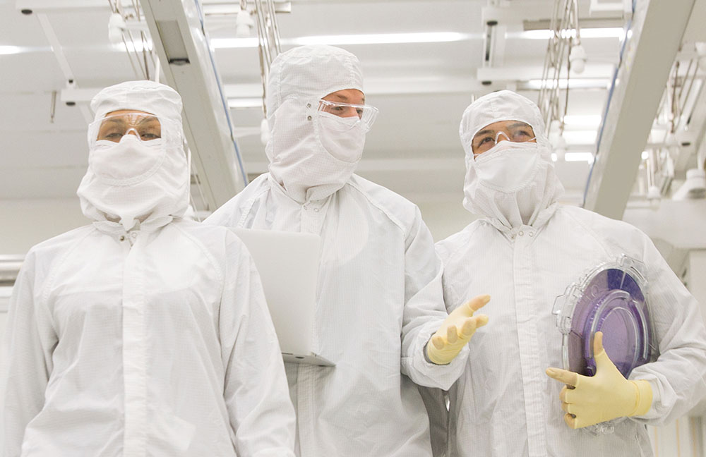 Cleanroom workers