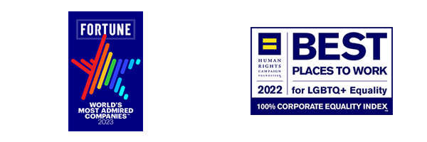 Most admired company Best place to work LGBTQ
