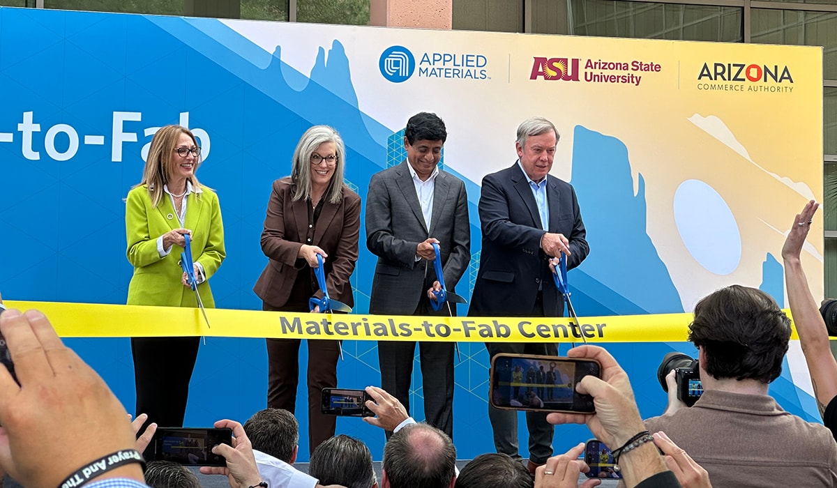 Applied Materials and Arizona State University Celebrate Opening of ‘Materials-to-Fab’ Center
