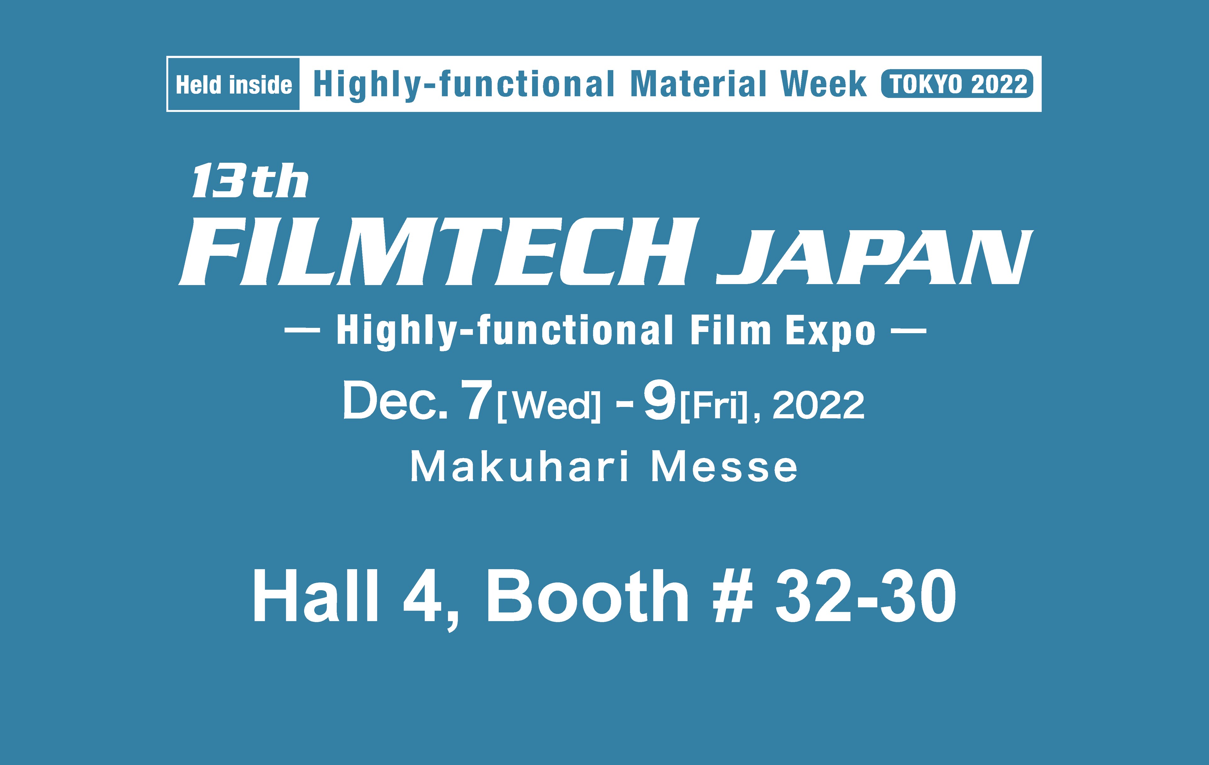 Join Applied Materials at FilmTech 2022